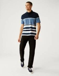 Pure Cotton Striped Rugby Shirt -Marksandspencer Sale Store SD 03 T28 5624M F4 X EC 2