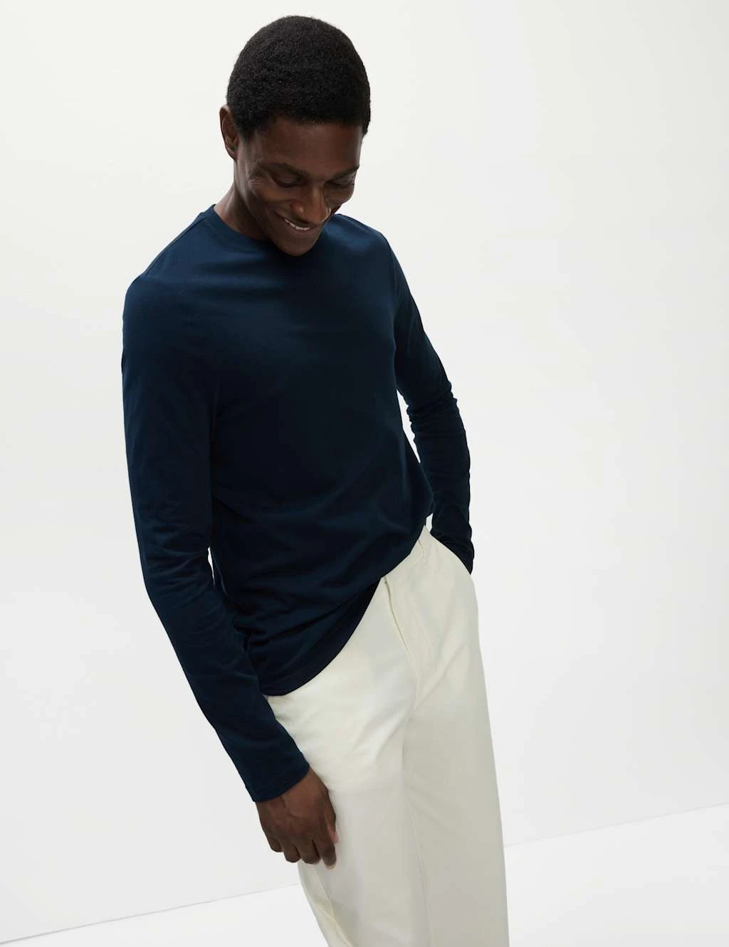 2pk Pure Cotton Long Sleeve T-Shirts 2 2pk Pure Cotton Long Sleeve T-Shirts - Image 2