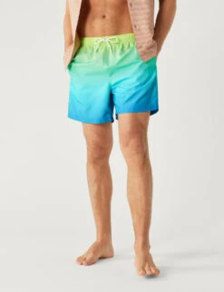 Quick Dry Ombre Swim Shorts -Marksandspencer Sale Store SD 03 T28 7995M E4 X EC 1