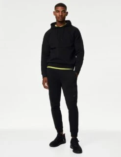 Cotton Rich Long Sleeve Hoodie -Marksandspencer Sale Store SD 03 T28 9623P Y0 X EC 1