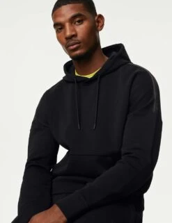 Cotton Rich Long Sleeve Hoodie -Marksandspencer Sale Store SD 03 T28 9623P Y0 X EC 2
