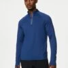 Half Zip Long Sleeve Top -Marksandspencer Sale Store SD 03 T28 9632P CB X EC 0