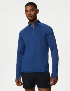 Half Zip Long Sleeve Top