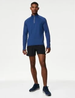 Half Zip Long Sleeve Top -Marksandspencer Sale Store SD 03 T28 9632P CB X EC 2