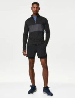 Colour Block Half Zip Top -Marksandspencer Sale Store SD 03 T28 9639P Y4 X EC 1