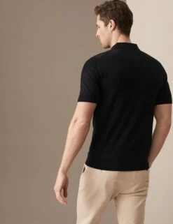 Pure Extra Fine Merino Wool Knitted Polo -Marksandspencer Sale Store SD 03 T30 3006M Y0 X EC 3