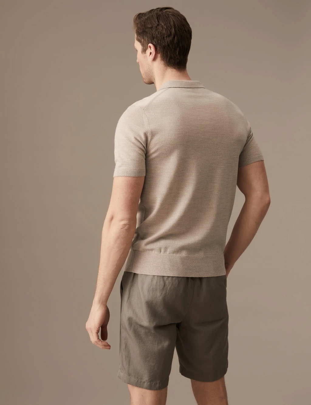 Pure Extra Fine Merino Wool Knitted Polo Shirt 5 Pure Extra Fine Merino Wool Knitted Polo Shirt - Image 5