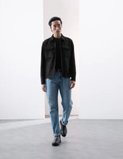 Pure Extra Fine Merino Wool Knitted T-Shirt -Marksandspencer Sale Store SD 03 T30 3008M Y0 X EC 1