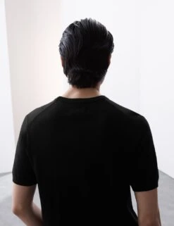 Pure Extra Fine Merino Wool Knitted T-Shirt -Marksandspencer Sale Store SD 03 T30 3008M Y0 X EC 2