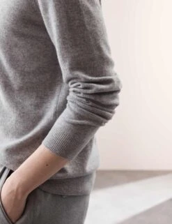 Pure Cashmere V-Neck Jumper -Marksandspencer Sale Store SD 03 T30 4102A T1 X EC 2