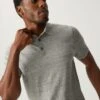 Cotton Rich Short Sleeve Knitted Polo Shirt