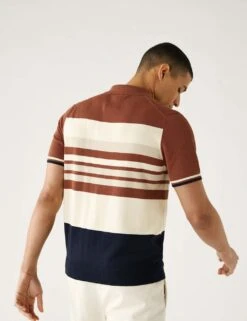 Pure Supima® Cotton Knitted Polo Shirt -Marksandspencer Sale Store SD 03 T30 4260M VA X EC 3