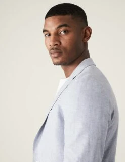 Linen Rich Textured Jacket -Marksandspencer Sale Store SD 03 T70 2011T QE X EC 2