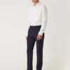 Tailored Fit Flat Front Stretch Trousers -Marksandspencer Sale Store SD 03 T70 4245T F0 X EC 0