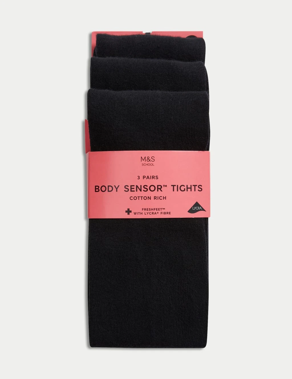 3pk Of Body Sensor™ School Tights (2-16 Yrs) 1 3pk Of Body Sensor™ School Tights (2-16 Yrs)