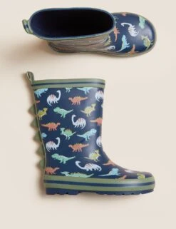 Kids' Dinosaur Wellies (3 Small - 13 Small) -Marksandspencer Sale Store SD 04 T72 1136U J4 X EC 4