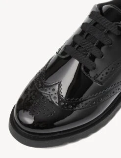 Kids' Leather Brogue School Shoes (13 Small - 7 Large) -Marksandspencer Sale Store SD 04 T72 8762B Y0 X EC 1