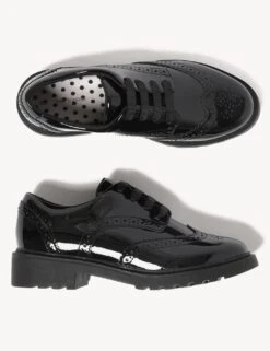 Kids' Leather Brogue School Shoes (13 Small - 7 Large) -Marksandspencer Sale Store SD 04 T72 8762B Y0 X EC 4