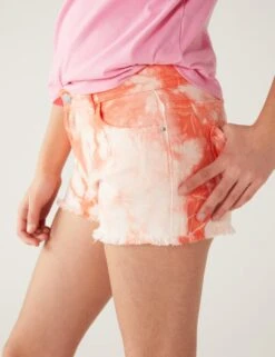 Denim Tie Dye Shorts (6-16 Yrs) -Marksandspencer Sale Store SD 04 T74 3306E C8 X EC 1