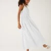 Pure Cotton Maxi Dress (6-16 Yrs) -Marksandspencer Sale Store SD 04 T74 9789S Z0 X EC 0