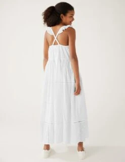 Pure Cotton Maxi Dress (6-16 Yrs) -Marksandspencer Sale Store SD 04 T74 9789S Z0 X EC 2