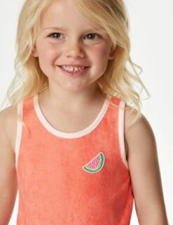 Cotton Rich Top & Bottom Outfit (2-8 Yrs) -Marksandspencer Sale Store SD 04 T77 1113U CJ X EC 1