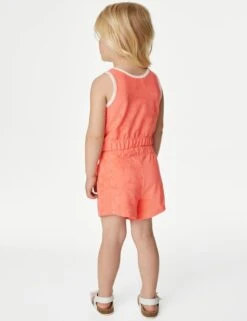 Cotton Rich Top & Bottom Outfit (2-8 Yrs) -Marksandspencer Sale Store SD 04 T77 1113U CJ X EC 2