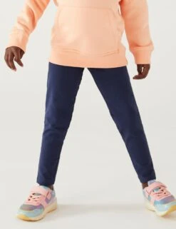 5pk Cotton Rich Plain Leggings (2-7 Yrs) -Marksandspencer Sale Store SD 04 T77 3403E F0 X EC 1
