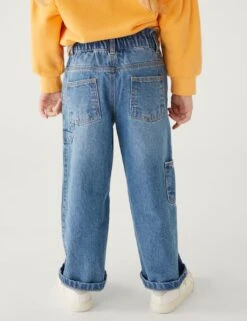 Denim Embroidered Jean (2-8 Yrs) -Marksandspencer Sale Store SD 04 T77 3611D HP X EC 3