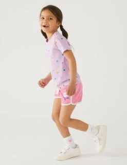 Pure Cotton Spotted T-Shirt (2-8 Yrs) -Marksandspencer Sale Store SD 04 T77 4826B G0 X EC 1