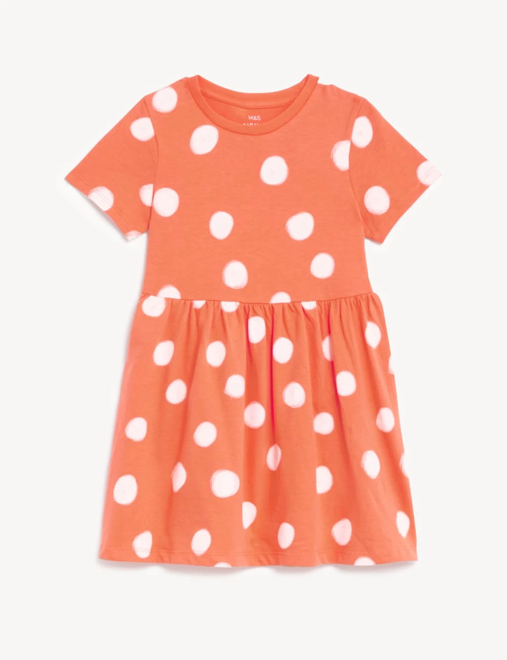 Pure Cotton Polka Dot Dress (2-8 Yrs) 2 Pure Cotton Polka Dot Dress (2-8 Yrs) - Image 2
