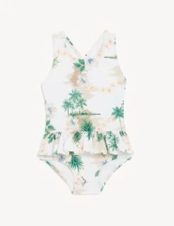 Tropical Print Swimsuit (2-8 Yrs)