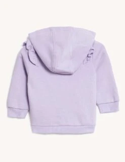 Cotton Rich Zip Hoodie (0-3 Yrs) -Marksandspencer Sale Store SD 04 T78 2027B G0 X EC 1