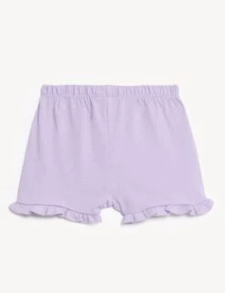Pure Cotton Frill Shorts (0-3 Yrs) -Marksandspencer Sale Store SD 04 T78 2067B G0 X EC 1