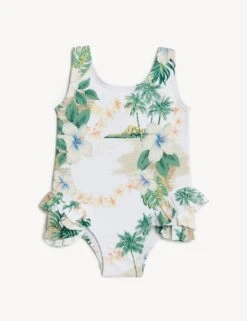 Tropical Frill Swimsuit (0-3 Yrs)