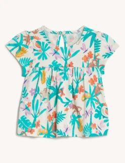 Cotton Rich Jungle Outfit (0-3 Yrs) -Marksandspencer Sale Store SD 04 T78 2188D ZZ X EC 2