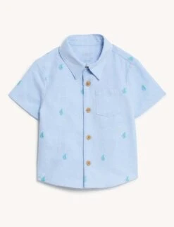 2pc Pure Cotton Boat Outfit (0-3 Yrs) 7 2pc Pure Cotton Boat Outfit (0-3 Yrs) -Marksandspencer Sale Store SD 04 T78 4032E J4 X EC 2