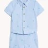 2pc Pure Cotton Boat Outfit (0-3 Yrs)