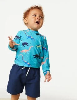 2pc Dinosaur Swim Outfit (0-3 Yrs)