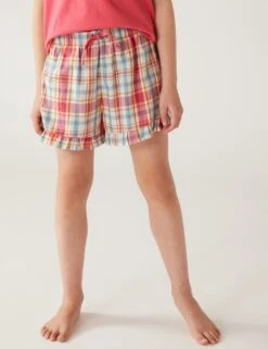 Pure Cotton Besties Slogan Short Pyjama Set (1 - 16 Yrs) -Marksandspencer Sale Store SD 04 T86 7023X A4 X EC 2