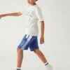 Cotton Rich Side Stripe Shorts (6-16 Yrs) -Marksandspencer Sale Store SD 04 T87 3014T E7 X EC 0