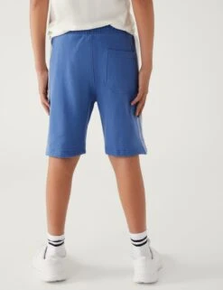 Cotton Rich Side Stripe Shorts (6-16 Yrs) -Marksandspencer Sale Store SD 04 T87 3014T E7 X EC 3