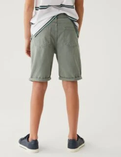 Pure Cotton Denim Shorts (6 - 16 Yrs) -Marksandspencer Sale Store SD 04 T87 3046V T0 X EC 2