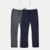 2pk Pure Cotton Ripstop Trousers (6-16 Yrs) 27 2pk Pure Cotton Ripstop Trousers (6-16 Yrs) -Marksandspencer Sale Store SD 04 T87 3403V ZZ X EC 0