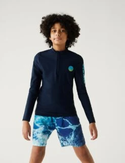 Slogan Long Sleeve Rash Vest (6-16 Yrs) -Marksandspencer Sale Store SD 04 T87 7260W F0 X EC 1