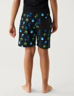 Minecraft™ Swim Shorts (6-16 Yrs) -Marksandspencer Sale Store SD 04 T87 7271W Y4 X EC 2