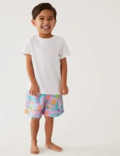 Tropical Swim Shorts (2-8 Yrs) -Marksandspencer Sale Store SD 04 T88 3971W D4 X EC 1