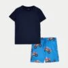 Cotton Rich Transport Top & Bottom Outfit (2-8 Yrs) -Marksandspencer Sale Store SD 04 T88 4251E ZZ X EC 90