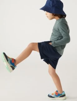 Cotton Rich Plain Shorts (2-8 Yrs)