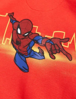 Cotton Rich Spider-Man™ Zip Hoodie (2-8 Yrs) -Marksandspencer Sale Store SD 04 T88 4687C B0 X EC 6